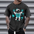 thumbnail image 4 of Essentials Women T Shirts Graphic Soft Fashion Print Casual Short Sleeve Y2K Clothes 2026 Grey 3XL, 4 of 4