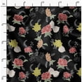 thumbnail image 2 of Soimoi Pure Silk Black Fabric By the Yard - 42 Inch Wide - Florals, Leaves Print Fabric - Elegant & Beautiful Patterns for Fashion and Home Decor Printed Fabric, 2 of 6