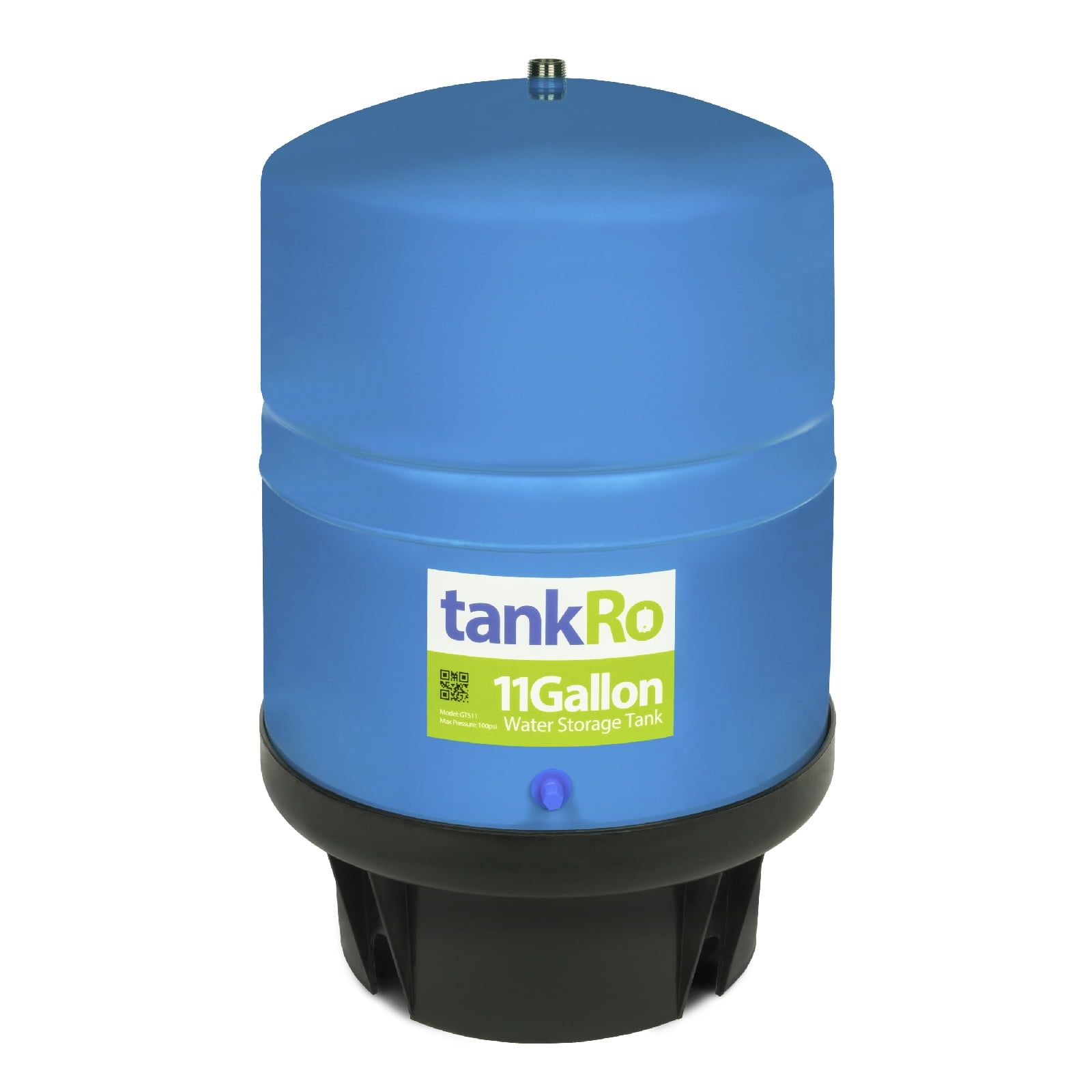 tankRO RO Water Filtration System Expansion Tank 11 Gallon Capacity Water Tank Large