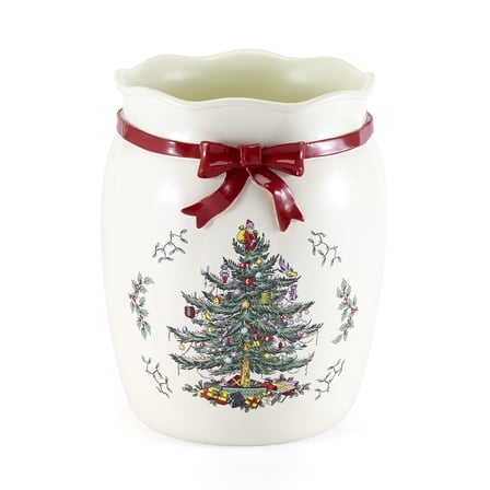 Avanti Holiday Spode Tree Red Wastebasket