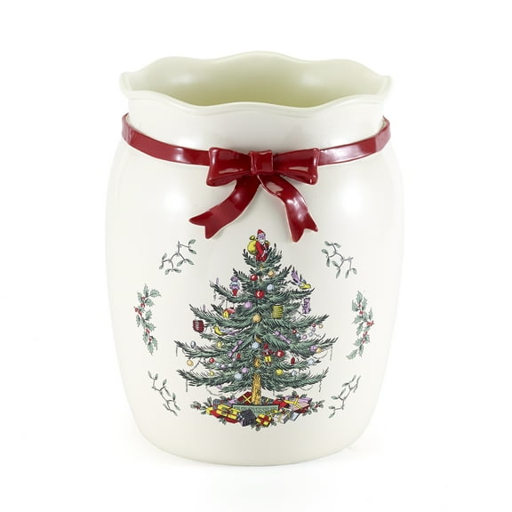 Avanti Holiday Spode Tree Red Wastebasket
