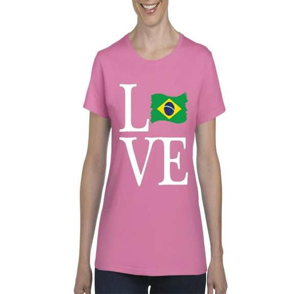 NIB - Women's T-Shirt Short Sleeve - Brazil