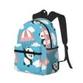 thumbnail image 2 of Fotbe Panda Flying in the Sky Lightweight Casual Laptop Backpack for Men and Women, Daily use Waterproof backpack, Backpack for College, 2 of 8