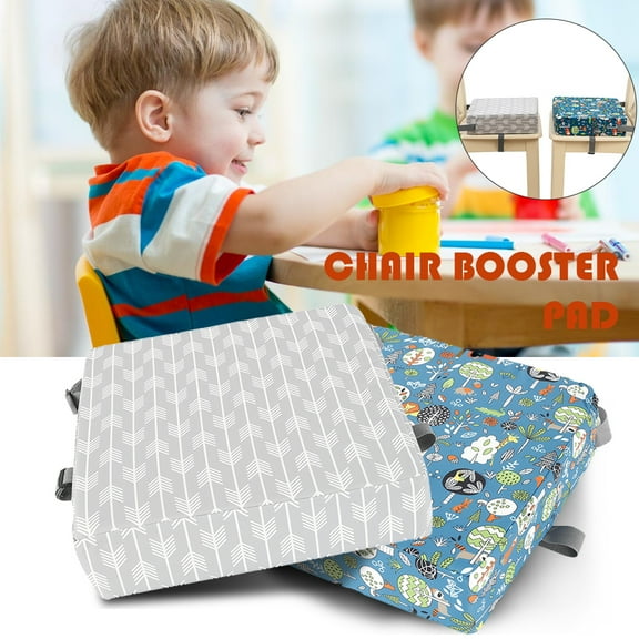 NKTIER Dining Chair Booster Cushion, Baby Meal Booster Chair, Portable Detachable and Adjustable Height Booster, Washable Thickened Seat Cushion for Children and Babies