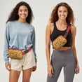 thumbnail image 3 of Cheesy Curly Fries Fanny Pack&nbsp;– Waterproof Adjustable Waist Bag with Colorful Cheese Fries Design, Playful Must-Have for Foodie Fashion, 3 of 4