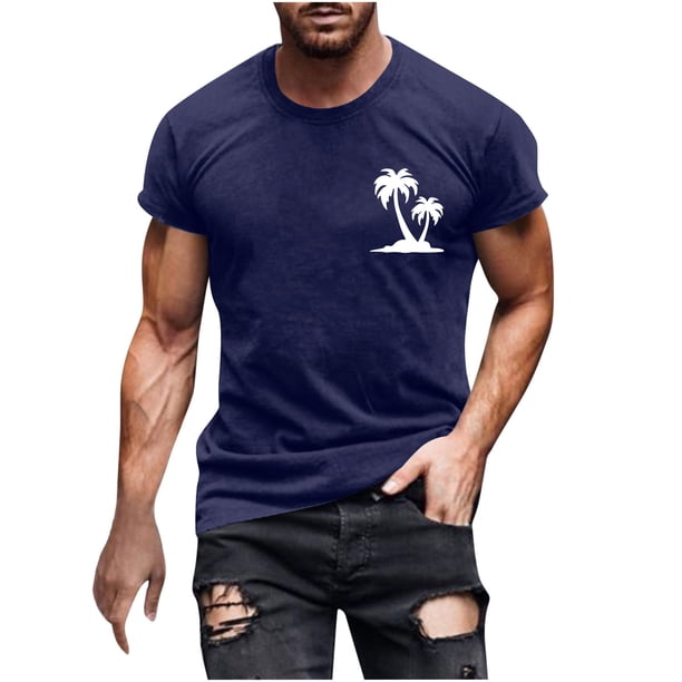 Camisas de Manga Larga para Hombres Casual Impreso Cuello Girado Abajo, Lado Dividido Botón Abajo Blusa para Al Aire Libre, Diario Y Primavera Verano