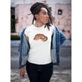 thumbnail image 2 of Sleeping Red Fox Illustration T-Shirt Women -Image by Shutterstock, Female Small, 2 of 4