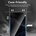 thumbnail image 6 of 3 Pack Privacy Screen Protector Compatible with iPhone 17,Full Coverage 9H Tempered Glass Film,Anti-Fingerprint,Bubble Free,Easy to Install, 6 of 7