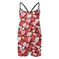 thumbnail image 4 of Womens Valentines Day Print Camisole Tank Top and Shorts Home Sleepwear Pajama Set 2 Piece Pajama Set for Women Set Womens Sleepwear Red S, 4 of 4