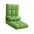 thumbnail image 4 of Silla de suelo con respaldo, sofá de suelo cómodo, sofá de apartamento Verde, 4 of 9