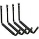 thumbnail image 1 of Dinheiro Juego de 4 ganchos de garaje, ganchos de almacenamiento para kayak, surf, escalera, bicicleta, soporte de pared resistente para organizar herramientas eléctricas, escaleras, artículos a, 1 of 5