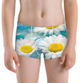 thumbnail image 5 of Yiaed Daisy Flowers Print Boys' Boxer Briefs Cotton Casual Stretch Comfort Boys Boxers - Kids Boxer Briefs Underwear for Boys (6-18)-XX-Small, 5 of 5