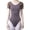 Coffee Short Sleeve, variant on Bodysuit T Shirt Gymnastics Dance Leotards For Womens Dancewear Romper Mesh Back