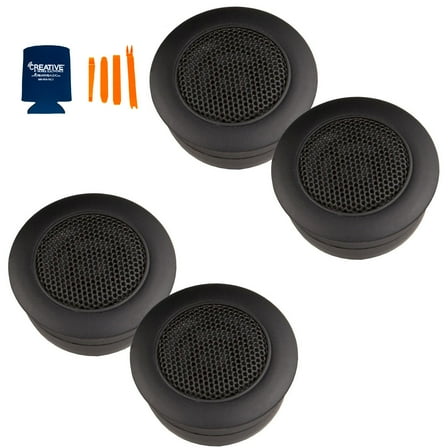 Memphis Audio 2 Pairs of SRX1 Street Reference 1" Electrostatic Tweeters