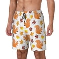 thumbnail image 1 of Fotbe Cartoon Squirrel Traje de Baño para Hombre – Shorts de Natación de Secado Rápido con Forro y Bolsillos-Large, 1 of 6