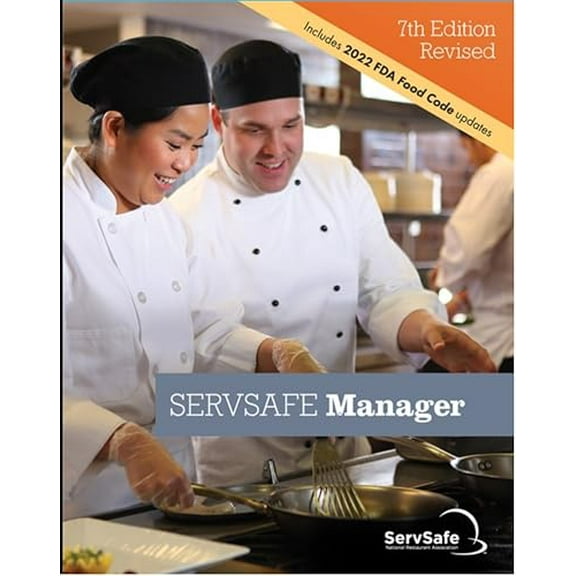 Pre-Owned SERVSAFE MANAGER BOOK 7TH ED, with voucher, 9781582803302, 1582803307, Paperback, 7th edition