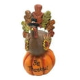 thumbnail image 3 of Decoración de pavo y calabaza de Acción de Gracias, decoración de pavo de mesa para otoño, estatua coleccionable para el hogar, la oficina, las vacaci Estar agradecido, 3 of 8
