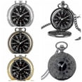 thumbnail image 4 of Antique Retro Roman Numeral Display Quartz Pocket Watch, 4 of 5