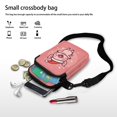thumbnail image 7 of HELLHERO Christmas Pig Pattern Crossbody Bags for Adults with Zipper Crossbody Sling Bags Polyester with Zipper Closed, 7 of 7