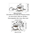 thumbnail image 2 of Removable Self-Adhesive PVC Wallpaper, Latte Art Inspired Smooth Surface Suitable For Coffee Wall Decor, Inspirational Words Design (3PCS), 2 of 6