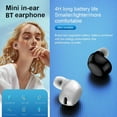 thumbnail image 2 of Single Bluetooth Wireless Earbud, Mini Invisible in-Ear Wireless Bluetooth Headphone 12 Hours Super Long Battery Life Suitable for Sports Work and Sleep- Black, 2 of 7