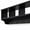 Black, variant on Furnibear Wall Mounted Coat and Hat Rack with Cubby Storage Shelf and 4 Hooks for Entryway Living Room and Bathroom, Black