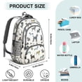 thumbnail image 5 of Cute Animal Dogs Backpack for School,Cute School Bag,Schoolbag with Adjustable Shoulder Straps & Padded Back,16.9 Inch, 5 of 5