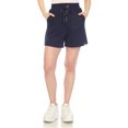thumbnail image 1 of White Mark Short en Molleton Longline Extensible à Taille Haute pour Femmes, 1 of 5