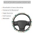 thumbnail image 4 of Jeiento Cactus Car Steering Wheel Cover Universal 15 Inch Steering Wheel Protector for Women Men Car Accessory Auto Decoration Fit for Most Cars, SUV, Truck, Van, 4 of 6