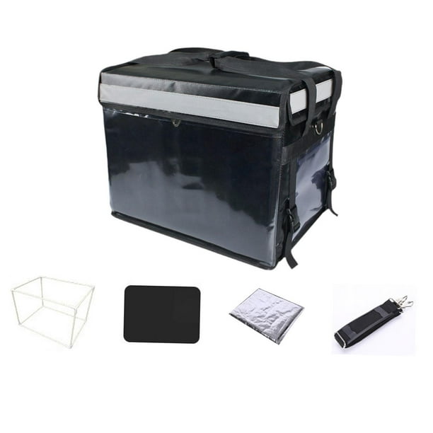 Mochila térmica para reparto de alimentos, bolsa térmica 62L, engrosada, térmica, para con divisor