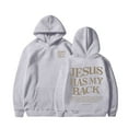 thumbnail image 5 of Jesus Loves You Hoodie Christian Sweatshirt Jesus Gifts Pullover Tops Streetwear Gift Y2K Clothes, Grey, 5 of 5