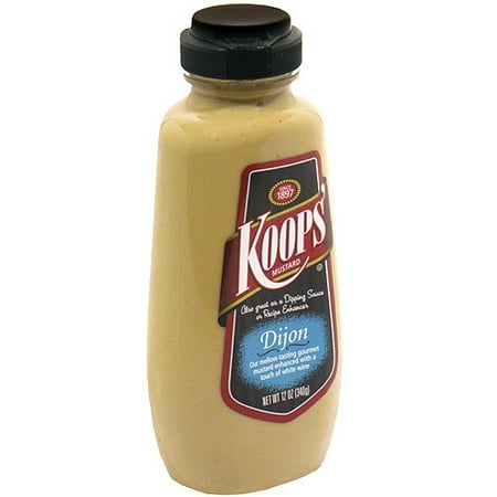 Koops' Dijon Mustard, 12 oz (Pack of 12)
