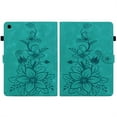 thumbnail image 2 of XYX for Samsung Galaxy Tab A9 Plus 11 Inch SM-X210 SM-X215 SM-X216 Case, PU Leather Slim Folio with Multi-Angle Stand - Green Lily Flower, 2 of 7