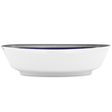 Noritake Crestwood Cobalt Platinum Oval Vegetable Serving Bowl