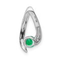 thumbnail image 4 of 14k White Gold Emerald Pendant, 4 of 4