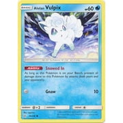 Pokemon Sun & Moon Cosmic Eclipse Common Alolan Vulpix #39