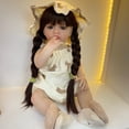 thumbnail image 4 of Baby Doll Reborn BZDOLL 55cm niña morena silicona suave, 4 of 4