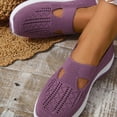 thumbnail image 6 of YLYL Orthopedic Flats Shoes for Women Lightweight Comfortable Arch Support Sneaker Breathable Knitted Soft Non-Slip Woven Walking Shoes, 6 of 9