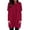 A-Red706, variant on XIAONU Women's Solid Oversized Long Sleeve Top Crew Neck Loose Fit Pocket Daily Tees