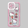 thumbnail image 1 of Beautiful Hello Kitty Cat Cover Clear Phone Case For Infinix TECNO POVA 2 3 POP SMART 4 5 6 7 8 NOTE 10 11 12 30I VIP PRO Case, 1 of 1