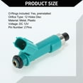 thumbnail image 5 of Fuel Injector No.23209-39075 Fuel Injection Nozzle for Toyota 4Runner 2003-2009 4.0L Green, 5 of 6