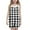 Black, variant on AUNVITO Girls Backless Sleeveless Strappy Plaid Dress with Pockets