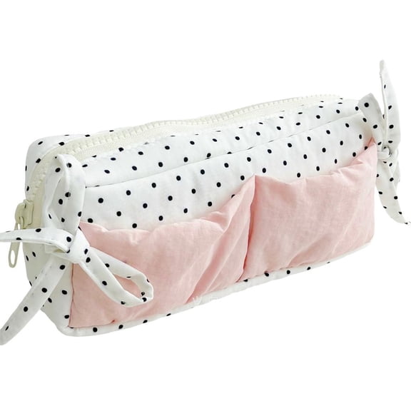 High Capacity Pencil Case Zippered Pen Pouches Multipurpose Pencil Organiser Travel Cosmetic Bag For Student Women