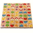 thumbnail image 5 of 28 Piece Wooden Dominoes Educational Toys With Fruit And Animal Designs, Develop Logical Thinking Problem Solving And Hand Eye Coordination, Sturdy Portable Family Game Night, 5 of 7