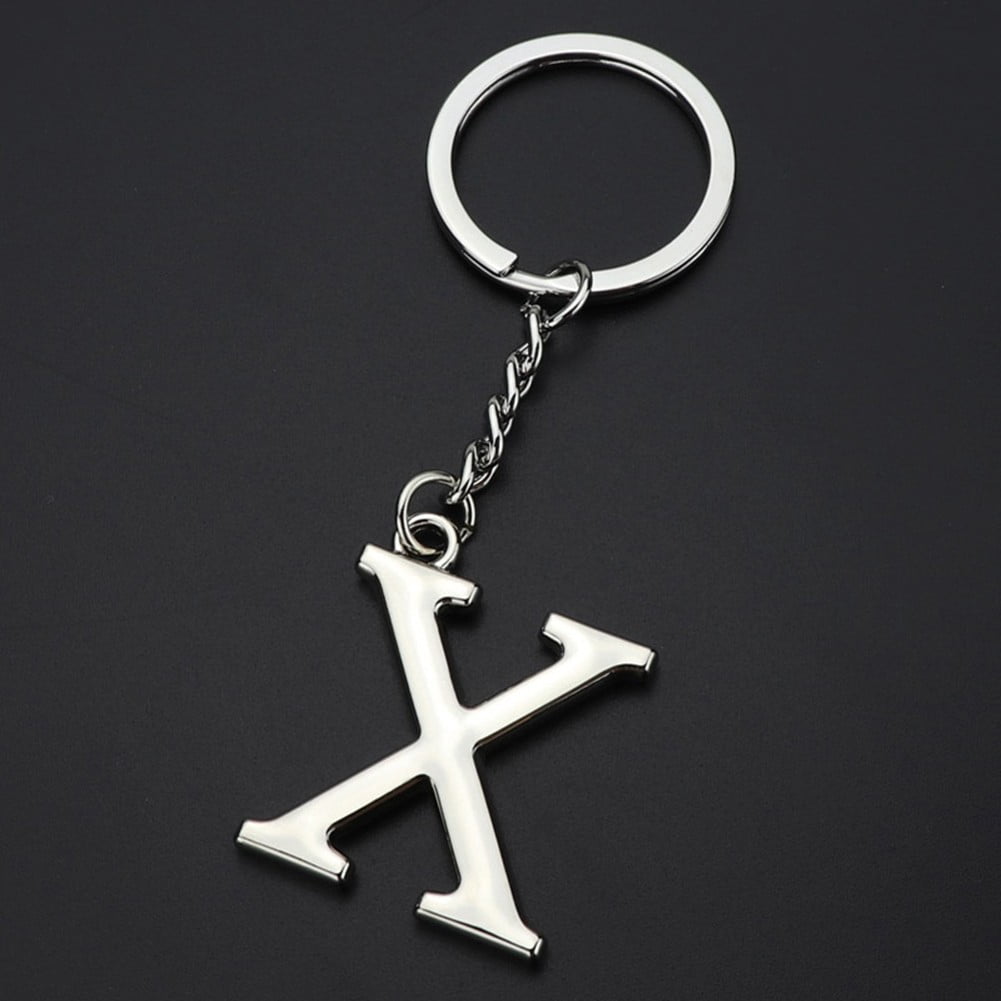 Porte-clés Alphabet Personnalisé avec Porte-Lettres et Monogramme