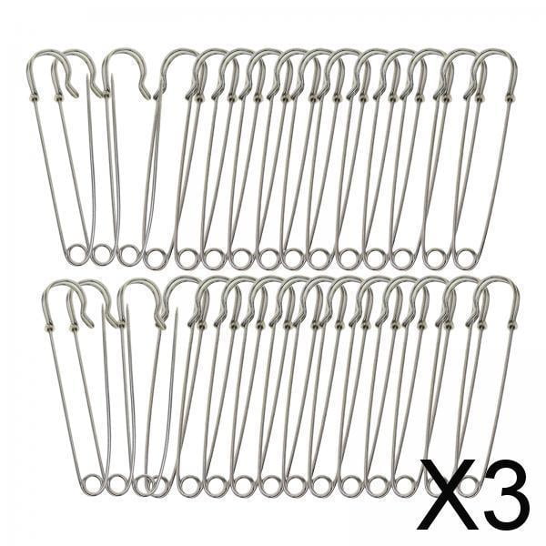 2x30x alfileres extra grandes resistentes y resistentes para faldas, mantas, ropa de 2,5 pulgadas 3 piezas