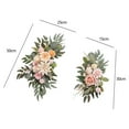 thumbnail image 2 of 2 guirnaldas de flores artificiales decorativas de peonía falsa rústica para boda Rosa rubor, 2 of 9