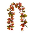 thumbnail image 2 of Artificial Maple Leaf Garland, 69 Inch Faux Vine For Fireplace Door Railing Wall Decor, Halloween Decor Thanksgiving Decor Fall Decor Autumn Harvest Party Holiday Decoration, 2 of 6