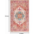 thumbnail image 2 of Washable Runner Rug x Boho Vintage Hallway Rug Runner with Rubber Backing Stain Low Pile Faux Wool Distressed Carpet Runner for Bedroom Kitchen Laundry Entrance, 2 of 9