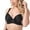 Black w/ Poseidon Trim, variant on Leading Lady, The Brigitte Lace, Underwire Tshirt Bra, Lightly Padded, Lace Trim, Smooth Cups, Adjustable Padded Straps (Women's & Women's Plus)